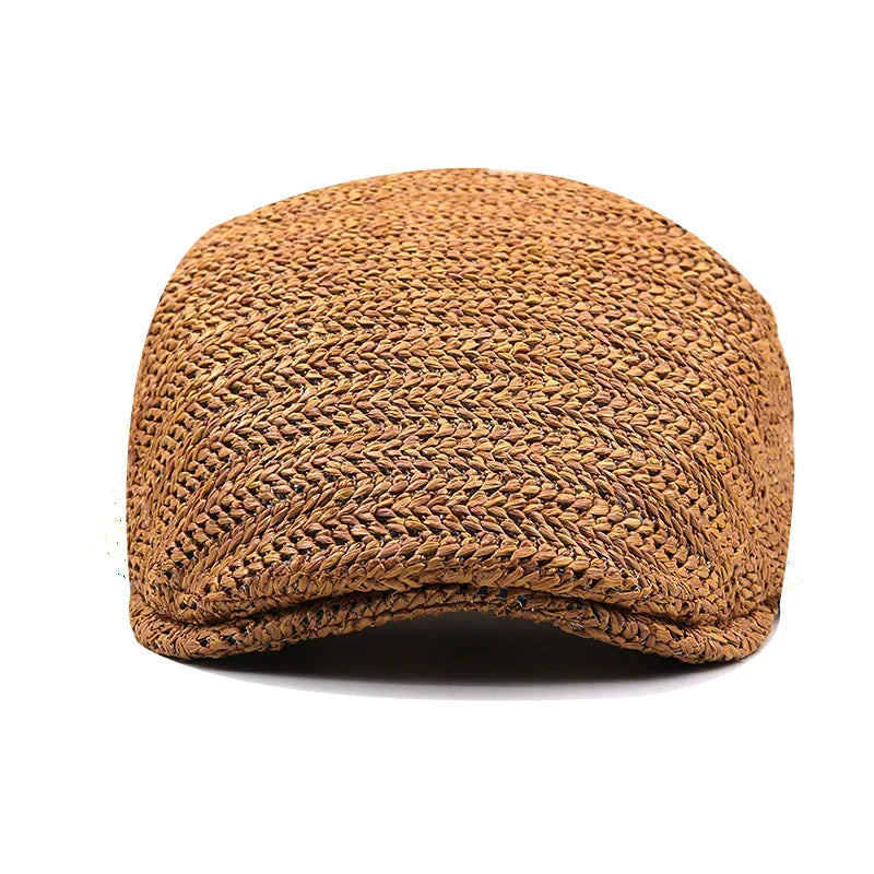 Everett | Woven Summer Flat Cap