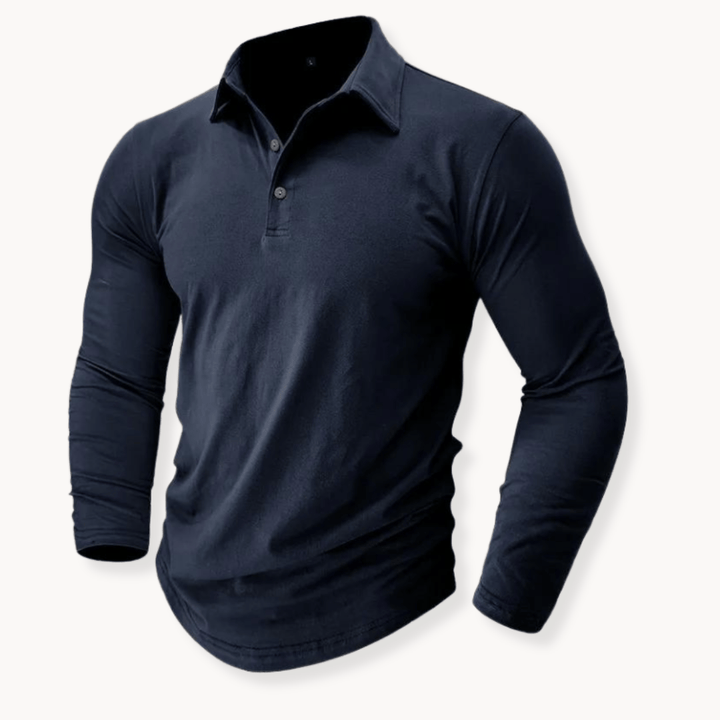 Andrei | Casual Long Sleeve Collared Polo