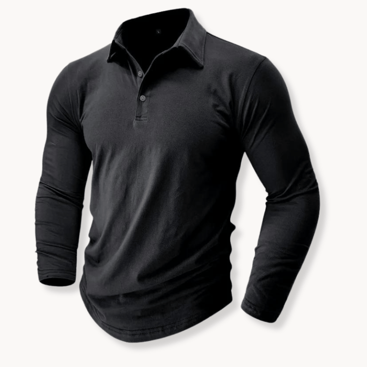 Andrei | Casual Long Sleeve Collared Polo