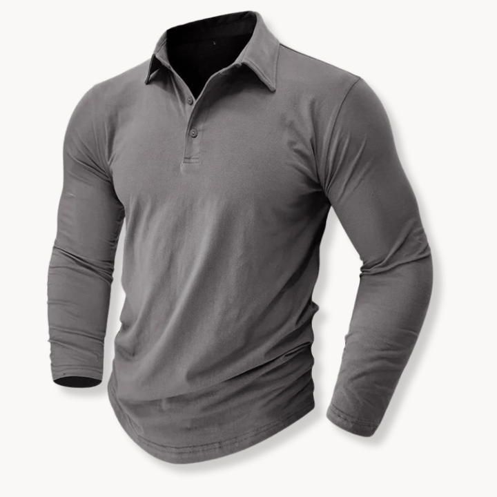 Andrei | Casual Long Sleeve Collared Polo