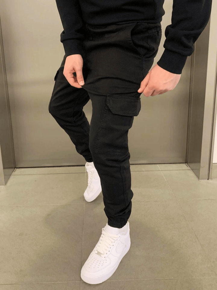 Marcus | Sleek Tie-Waist Cargo Pants