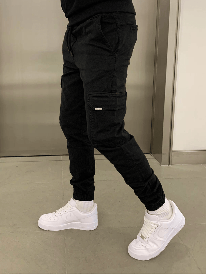 Marcus | Sleek Tie-Waist Cargo Pants
