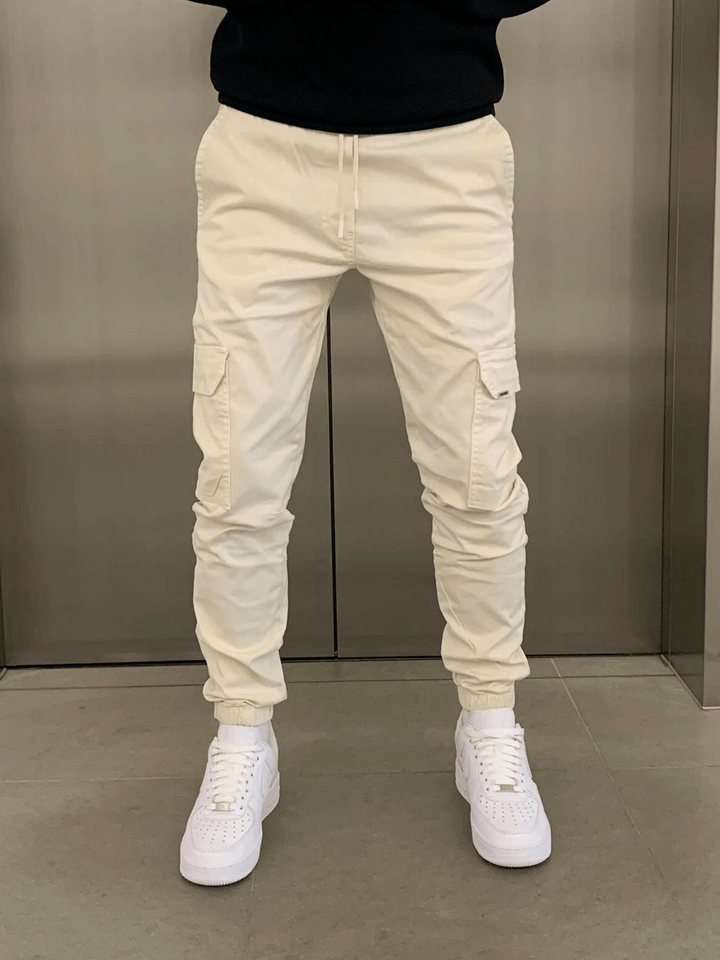Marcus | Sleek Tie-Waist Cargo Pants