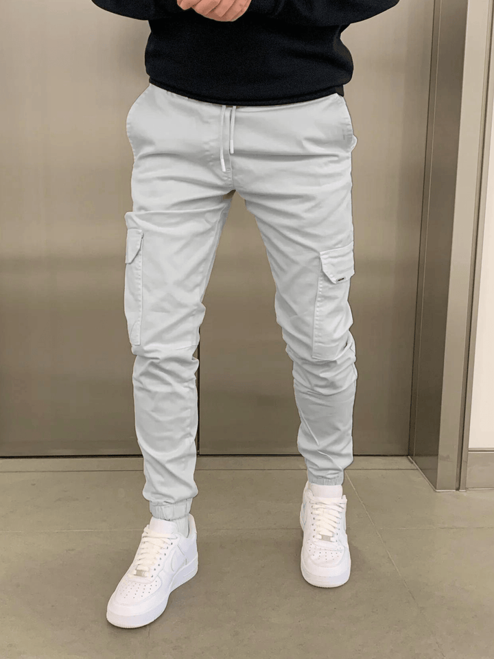 Marcus | Sleek Tie-Waist Cargo Pants