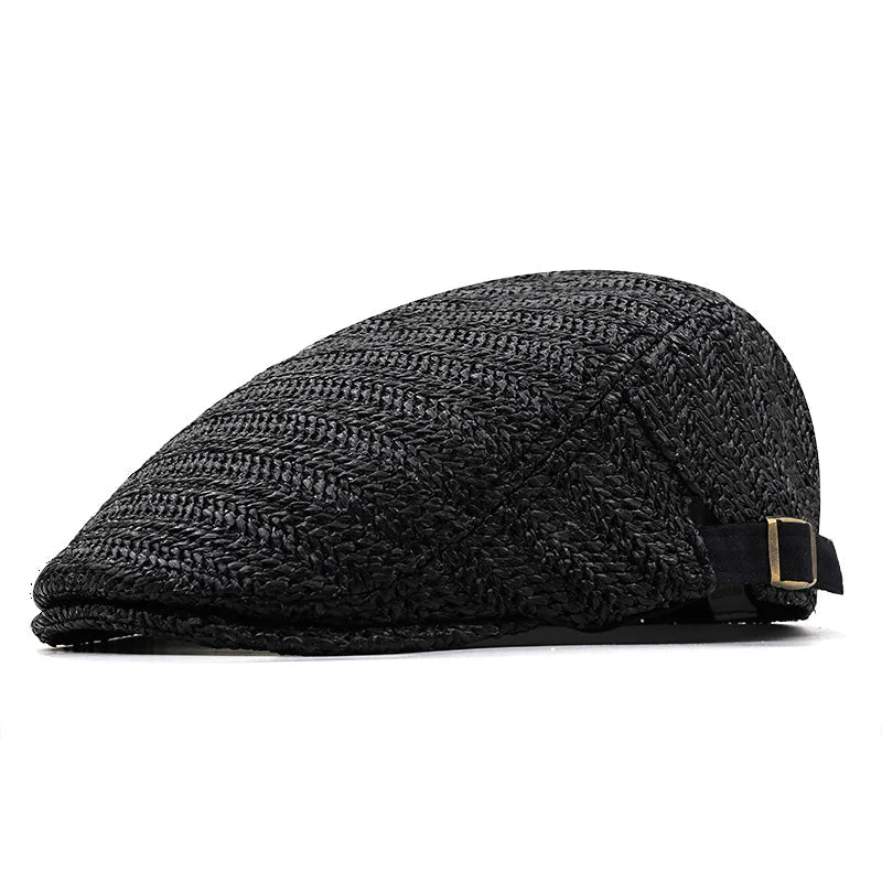 Everett | Woven Summer Flat Cap