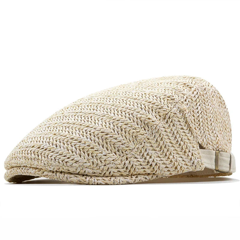Everett | Woven Summer Flat Cap