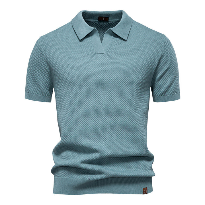 Carter | Classic Textured Polo Shirt