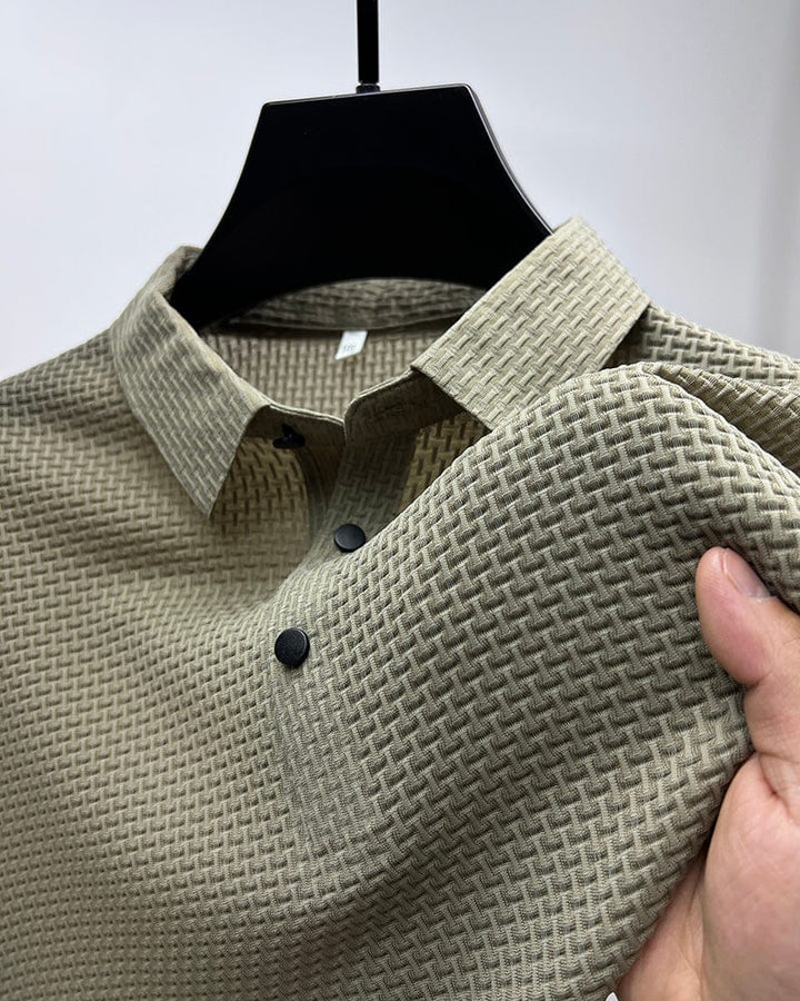 Parker | Stylish Button-Up Polo Shirt