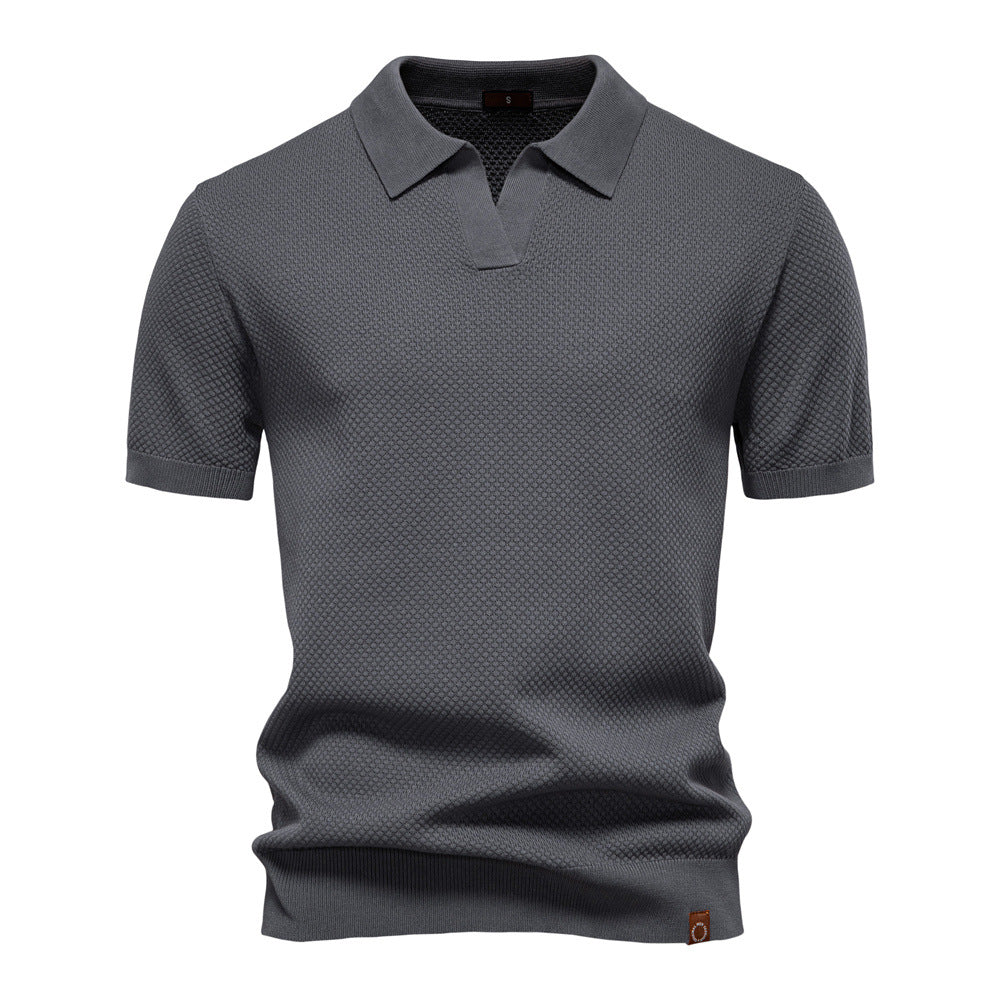 Carter | Classic Textured Polo Shirt