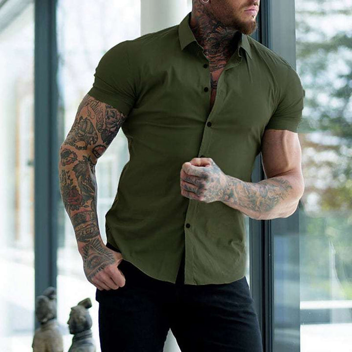 Blake | Slim Fit Short Sleeve Shirt