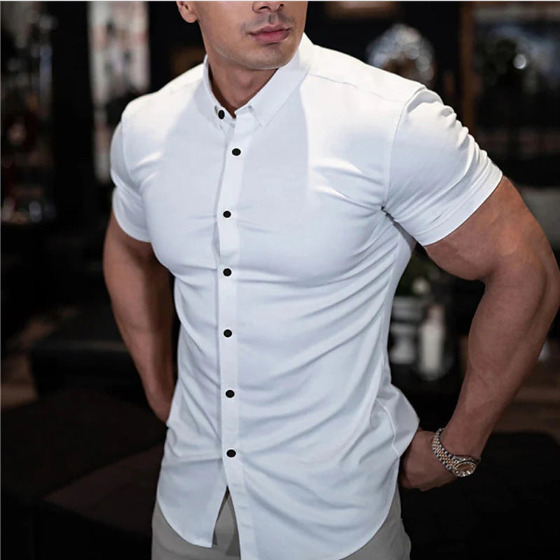 Blake | Slim Fit Short Sleeve Shirt