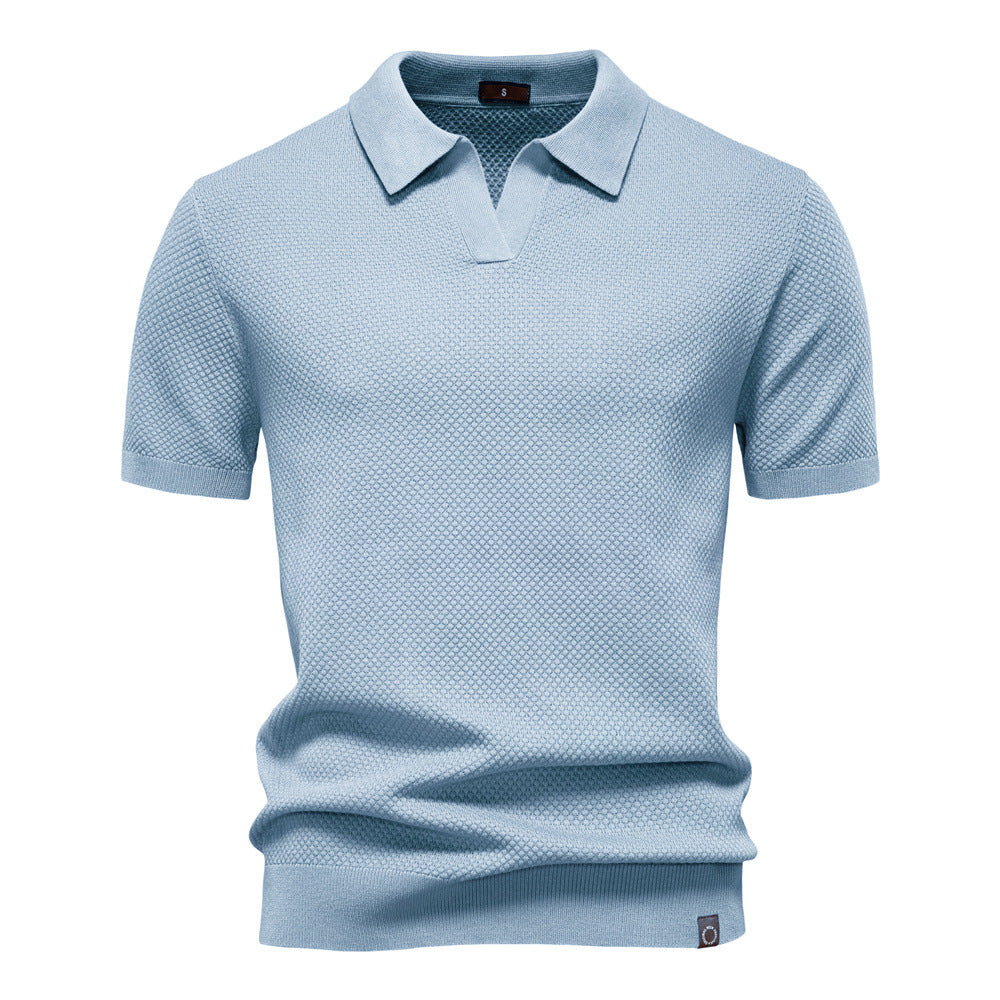 Carter | Classic Textured Polo Shirt
