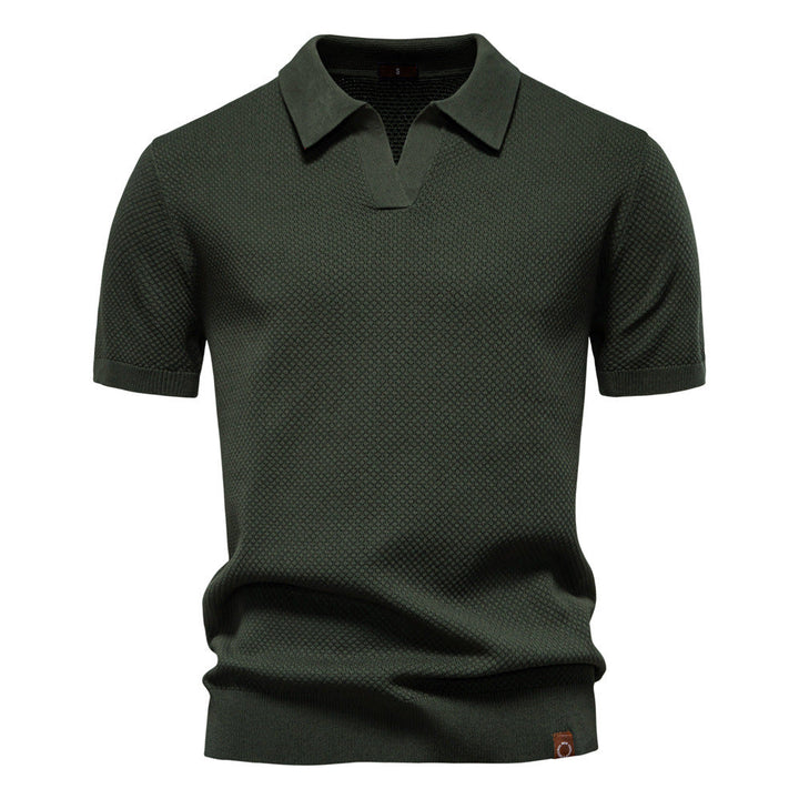 Carter | Classic Textured Polo Shirt