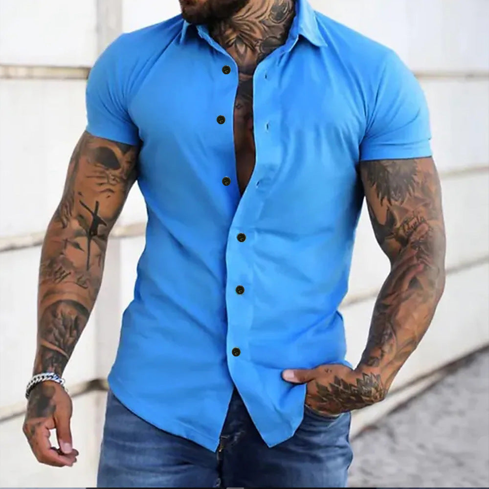 Blake | Slim Fit Short Sleeve Shirt
