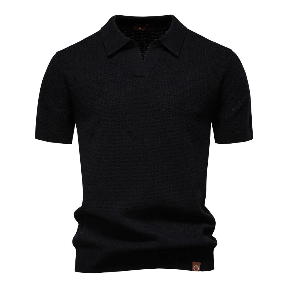 Carter | Classic Textured Polo Shirt