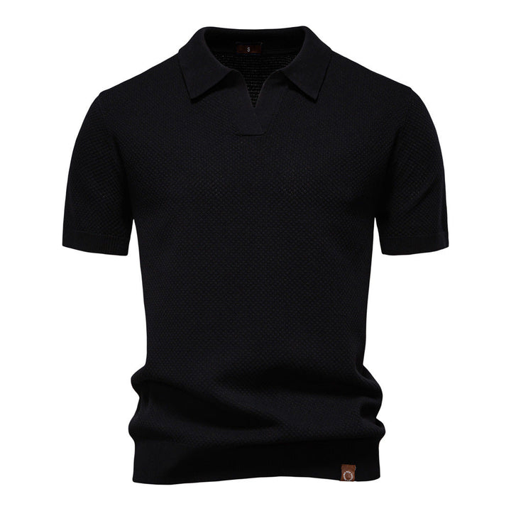 Carter | Classic Textured Polo Shirt