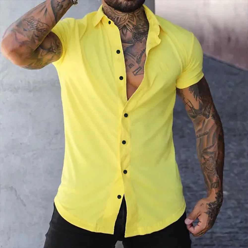 Blake | Slim Fit Short Sleeve Shirt