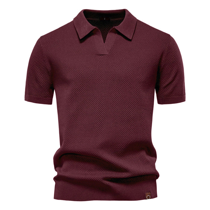 Carter | Classic Textured Polo Shirt