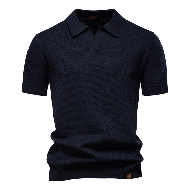 Carter | Classic Textured Polo Shirt