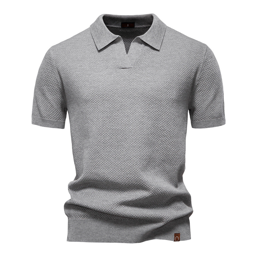 Carter | Classic Textured Polo Shirt