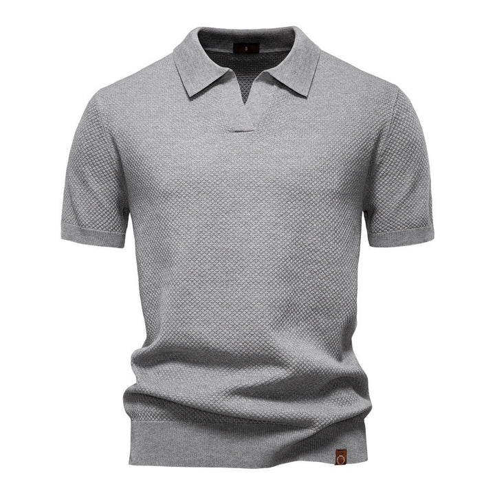 Carter | Classic Textured Polo Shirt