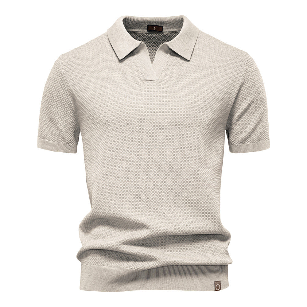 Carter | Classic Textured Polo Shirt