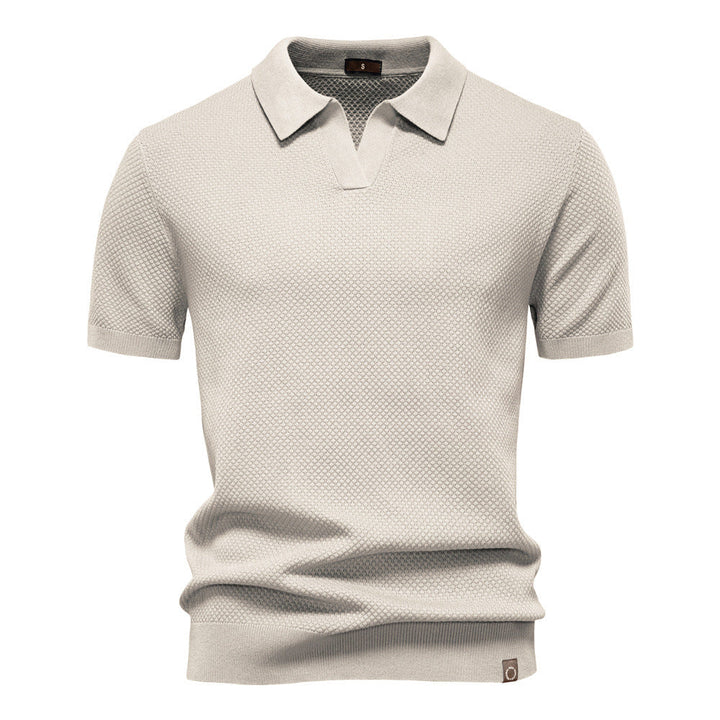 Carter | Classic Textured Polo Shirt
