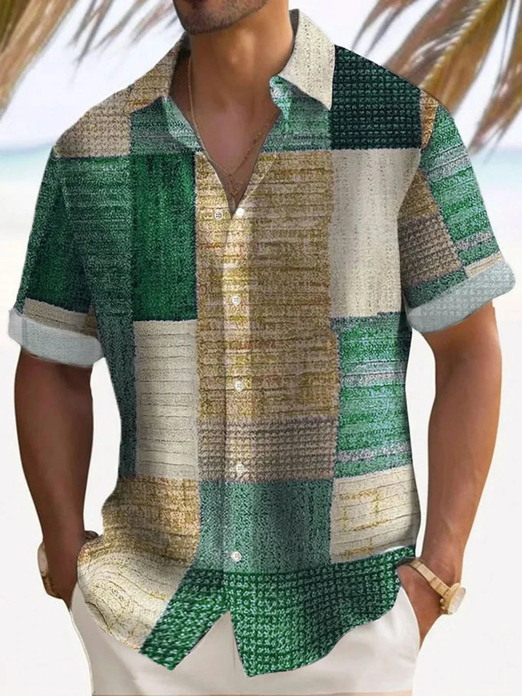 Joshua | Retro Button-Down Shirt