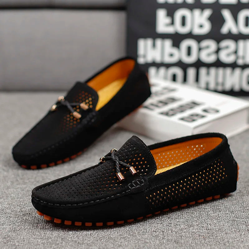 Owen | Classic Breathable Lace Loafers