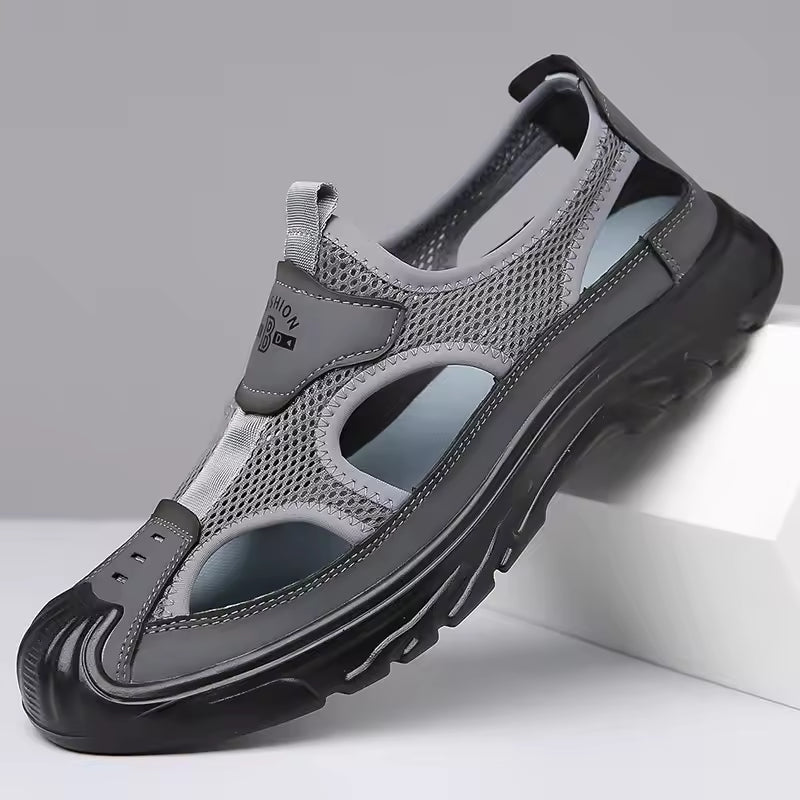 Roland | Premium Slip-On Closed Toe Sandals