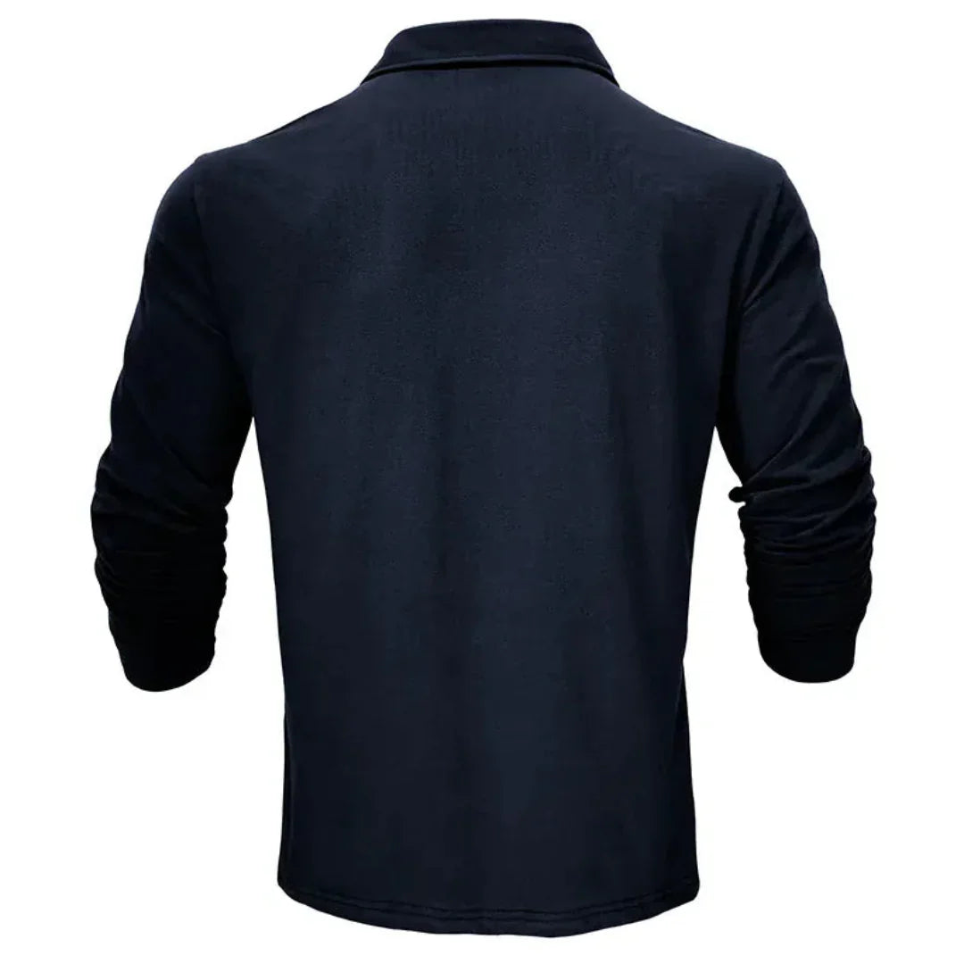 Andrei | Casual Long Sleeve Collared Polo