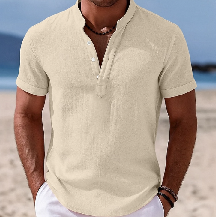 Atlas | Summer Button-Up Short Sleeve Shirt