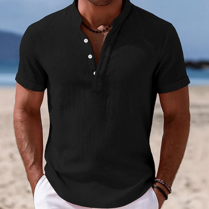 Atlas | Summer Button-Up Short Sleeve Shirt