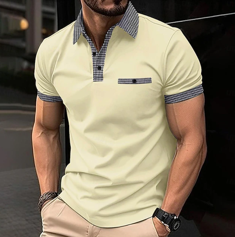 Easton | Classic Checkered Collar Polo Shirt
