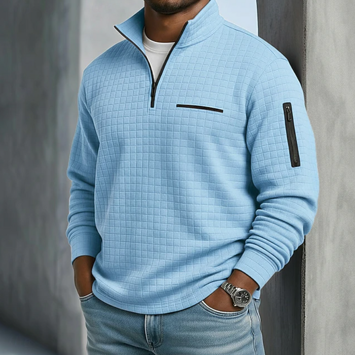 Beckham | Casual Long Sleeve Waffle Shirts