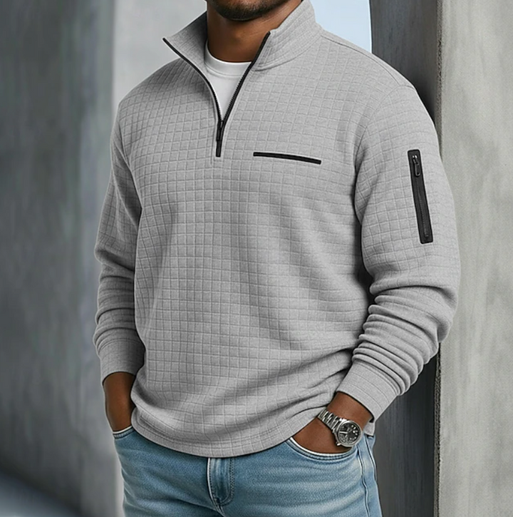 Beckham | Casual Long Sleeve Waffle Shirts
