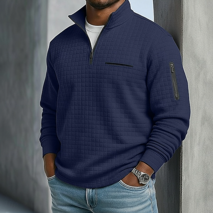 Beckham | Casual Long Sleeve Waffle Shirts