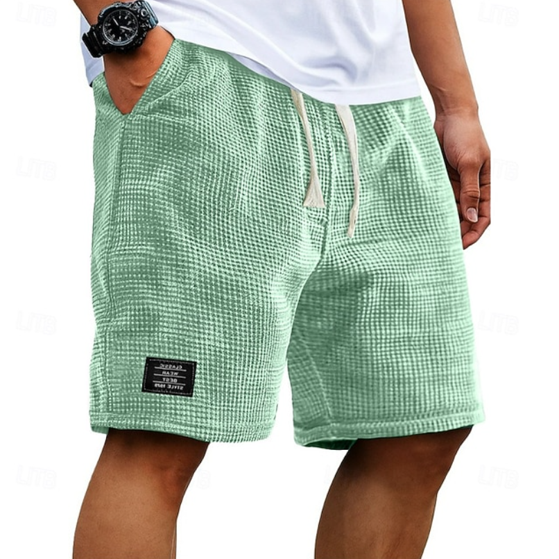 Steven | Casual Waffle Summer Shorts