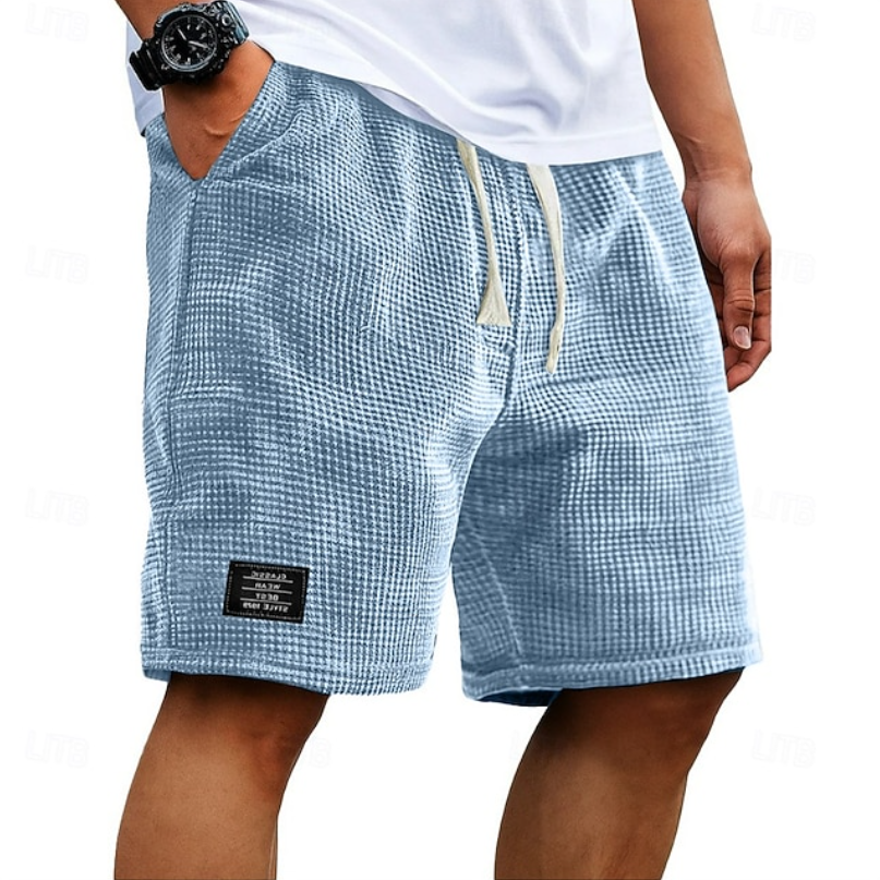 Steven | Casual Waffle Summer Shorts
