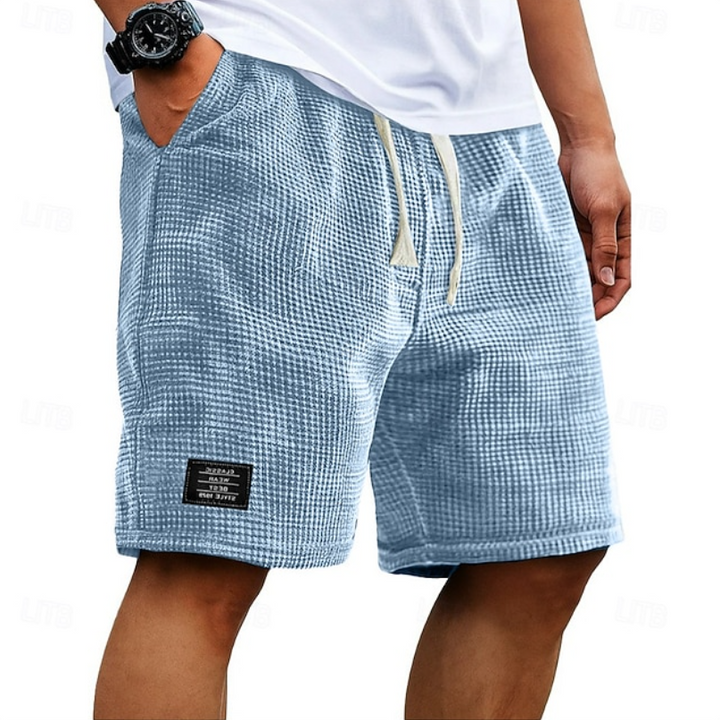 Steven | Casual Waffle Summer Shorts