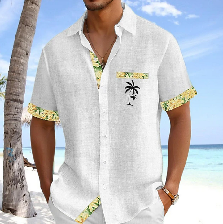 Everett | Tropical Relaxed Button Shirt