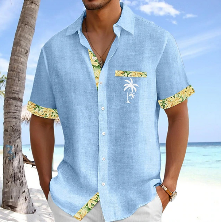 Everett | Tropical Relaxed Button Shirt