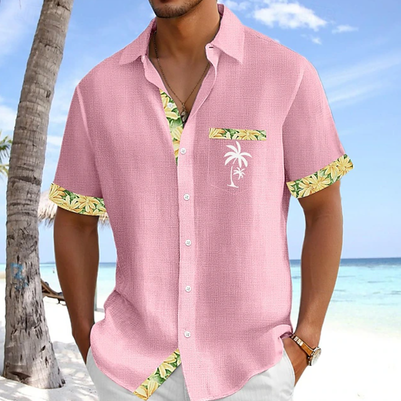 Everett | Tropical Relaxed Button Shirt