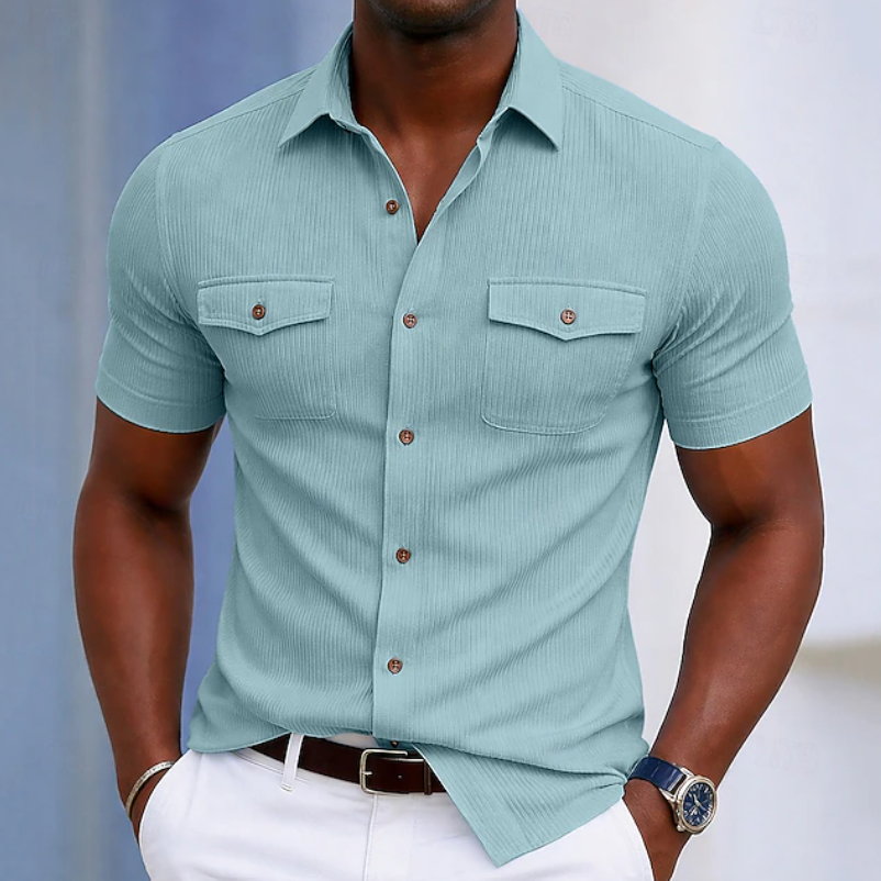 Nathaniel | Tailored Pocket Button Shirt