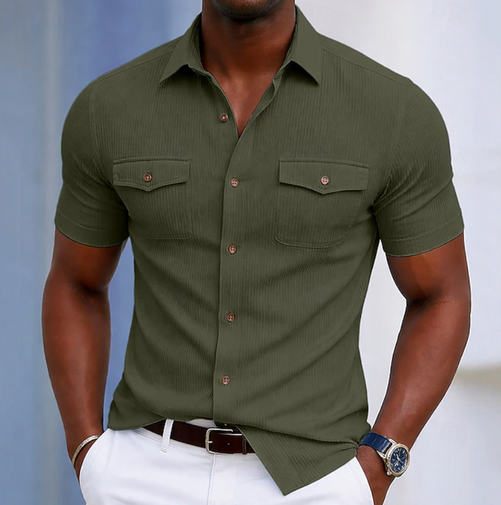 Nathaniel | Tailored Pocket Button Shirt