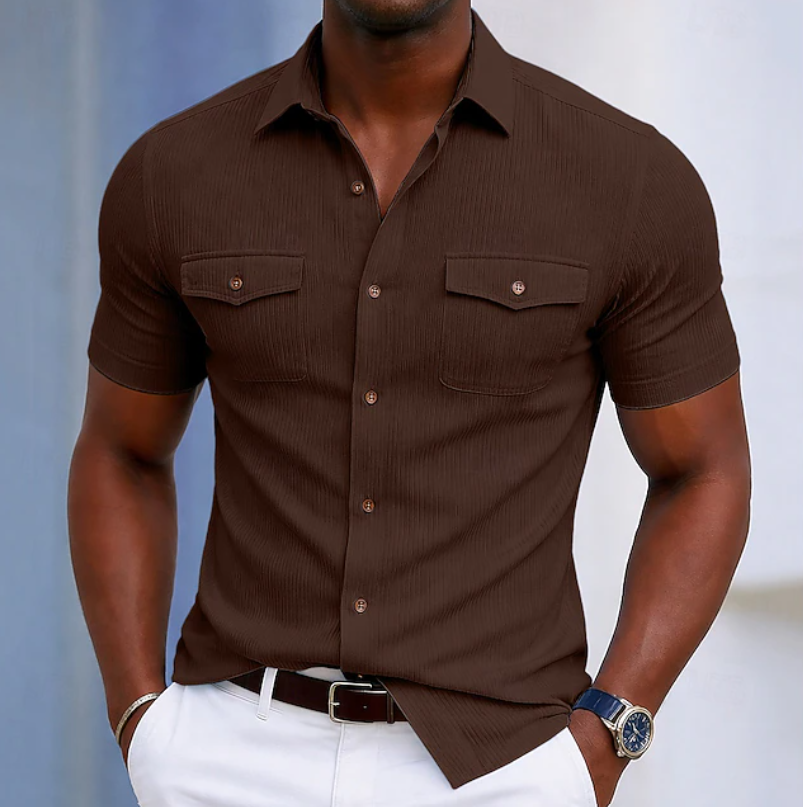 Nathaniel | Tailored Pocket Button Shirt
