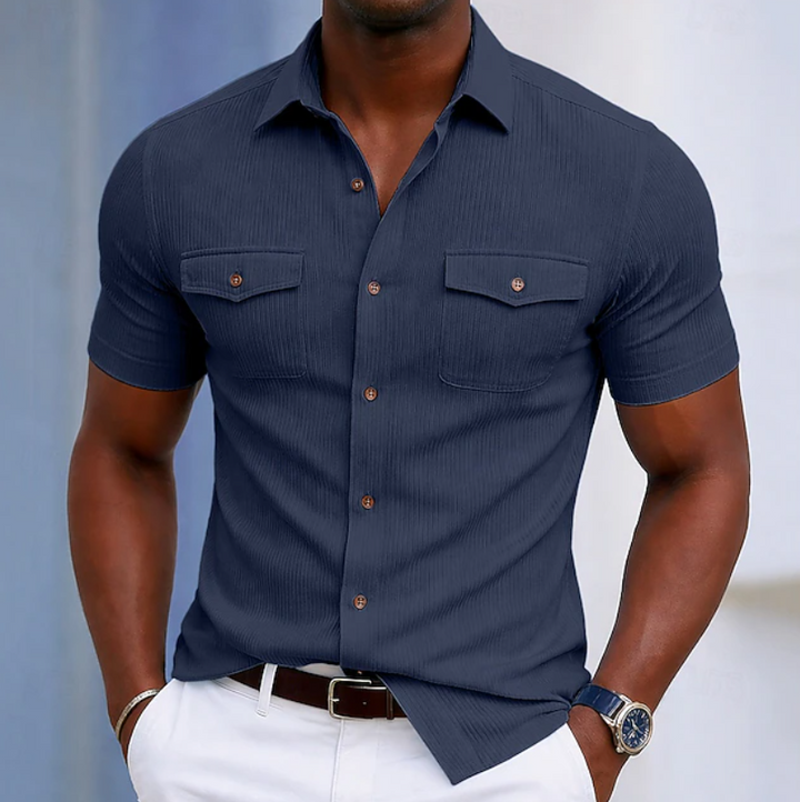 Nathaniel | Tailored Pocket Button Shirt
