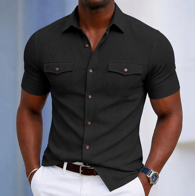 Nathaniel | Tailored Pocket Button Shirt