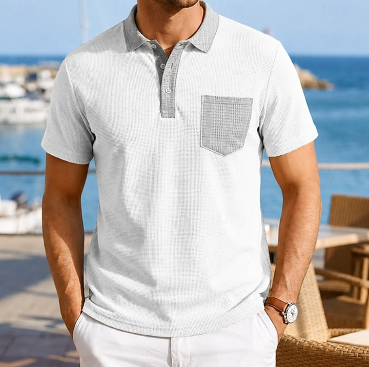 Harrison | Contrast Pocket Polo Shirt