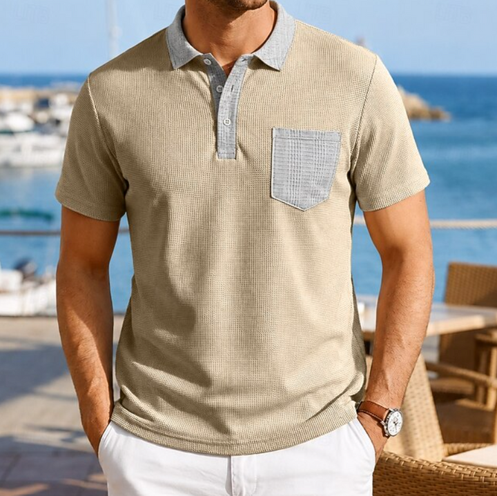 Harrison | Contrast Pocket Polo Shirt